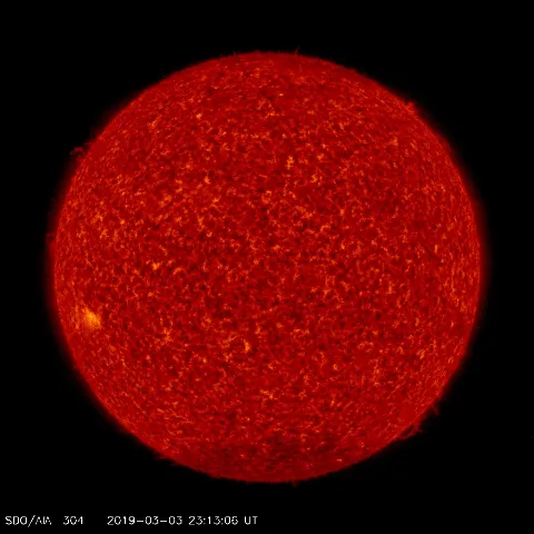 Image of Sun's transition region