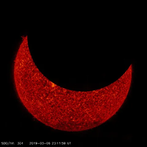 Image of Sun's transition region