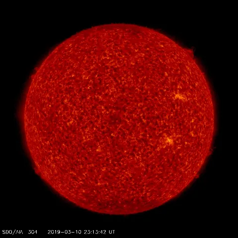 Image of Sun's transition region