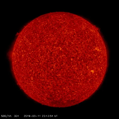 Image of Sun's transition region