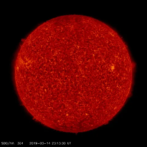 Image of Sun's transition region