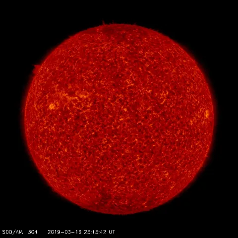 Image of Sun's transition region