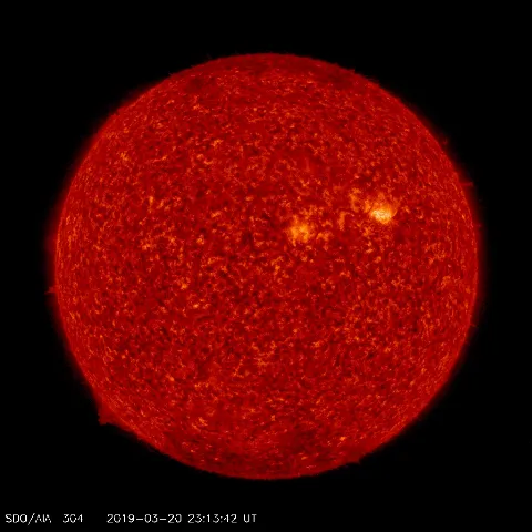 Image of Sun's transition region