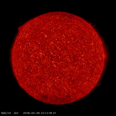 Image of Sun's transition region