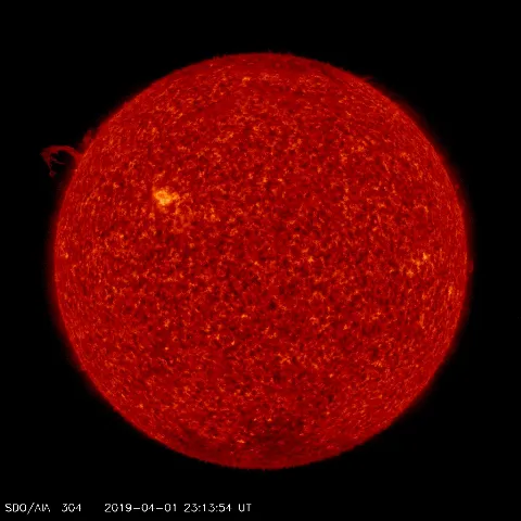 Image of Sun's transition region