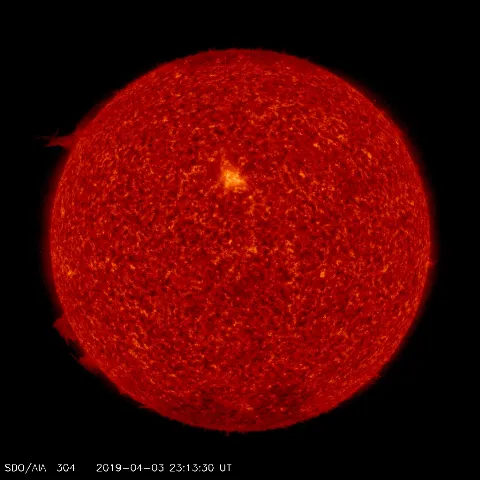 Image of Sun's transition region