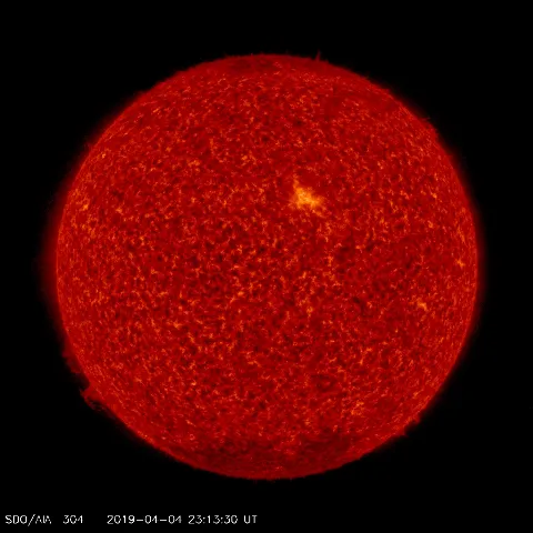 Image of Sun's transition region