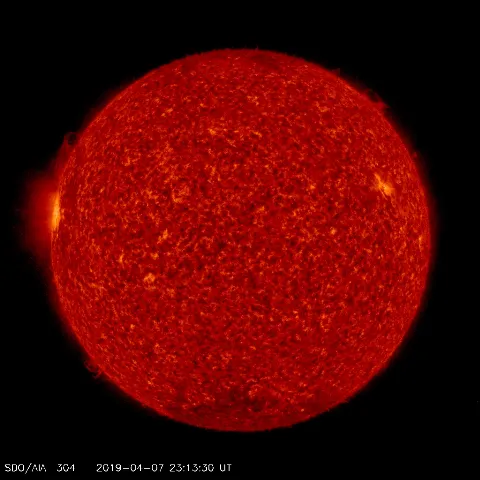 Image of Sun's transition region