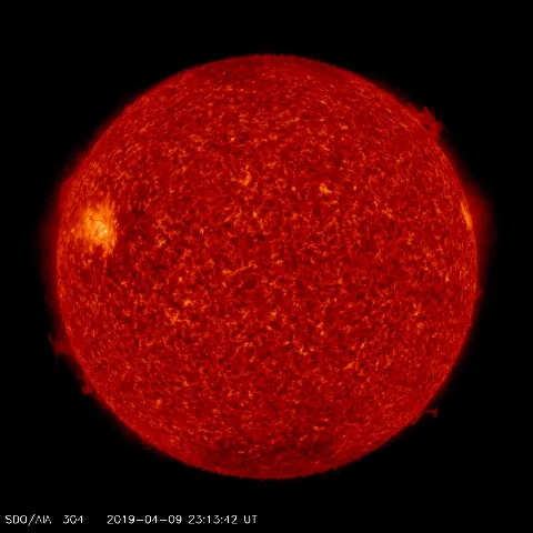 Image of Sun's transition region