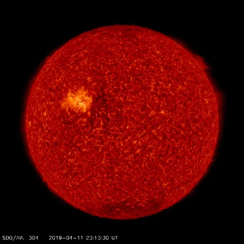 Image of Sun's transition region