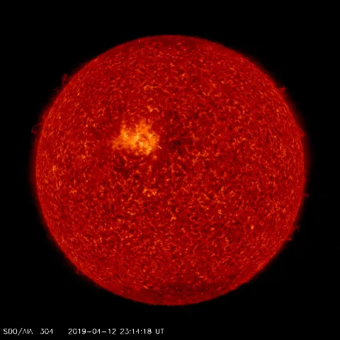 Image of Sun's transition region