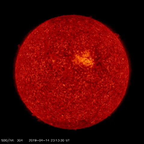 Image of Sun's transition region