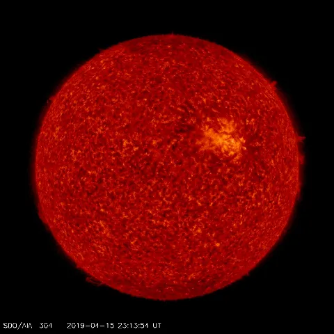 Image of Sun's transition region