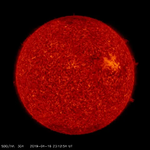 Image of Sun's transition region