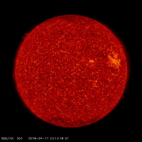 Image of Sun's transition region