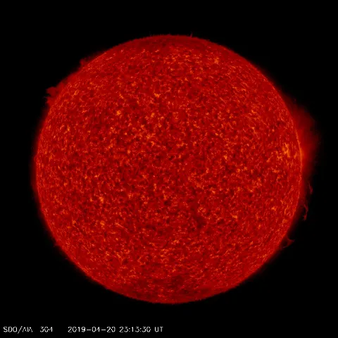 Image of Sun's transition region