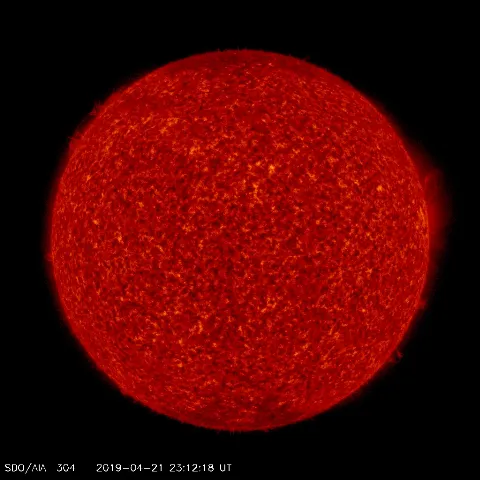 Image of Sun's transition region