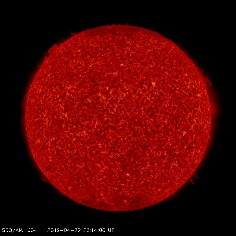 Image of Sun's transition region