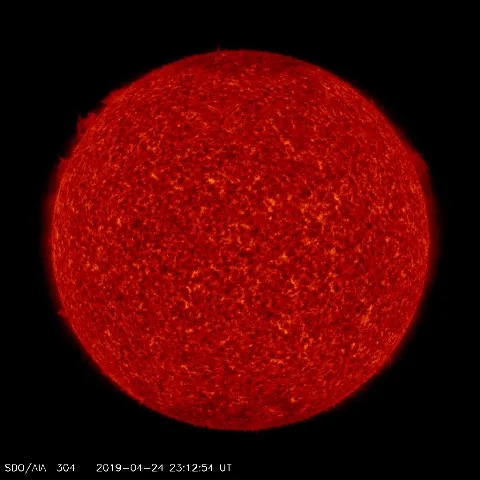 Image of Sun's transition region