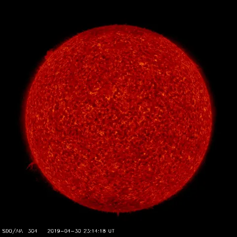 Image of Sun's transition region