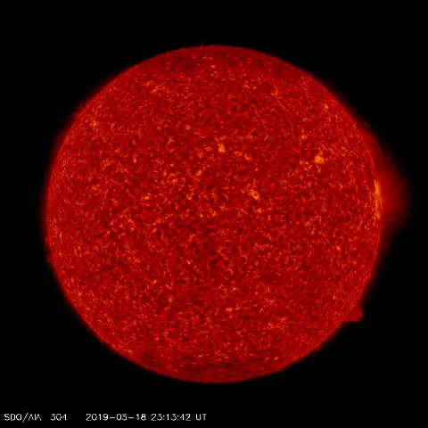 Image of Sun's transition region