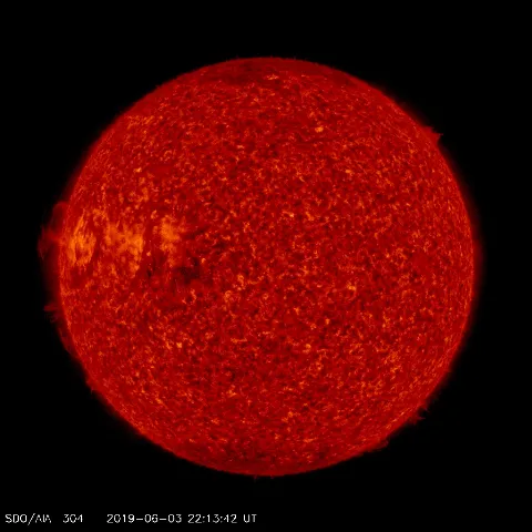 Image of Sun's transition region