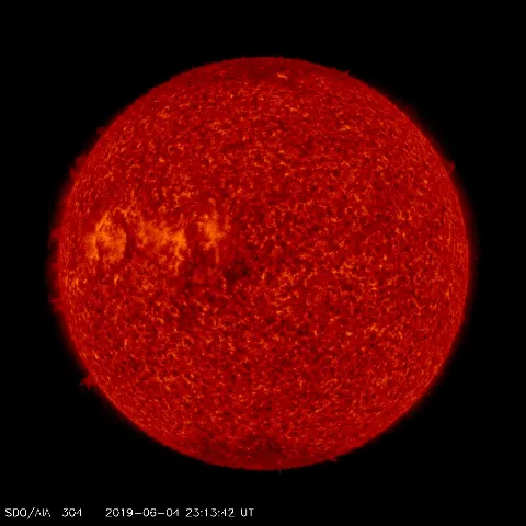 Image of Sun's transition region