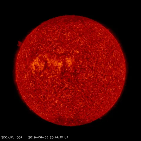 Image of Sun's transition region