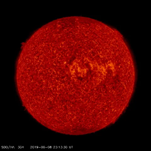 Image of Sun's transition region