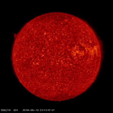 Image of Sun's transition region