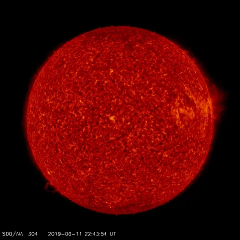 Image of Sun's transition region