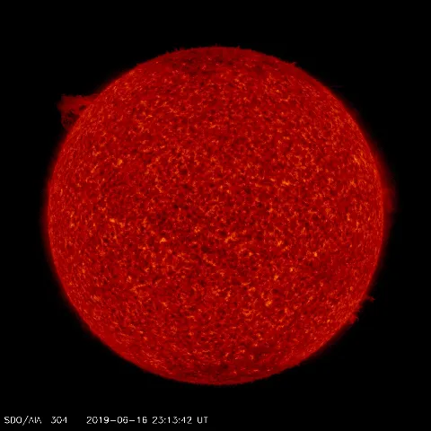 Image of Sun's transition region