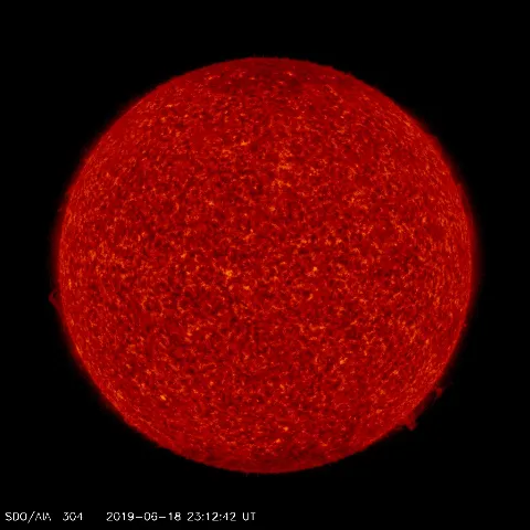 Image of Sun's transition region