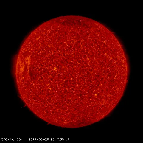 Image of Sun's transition region