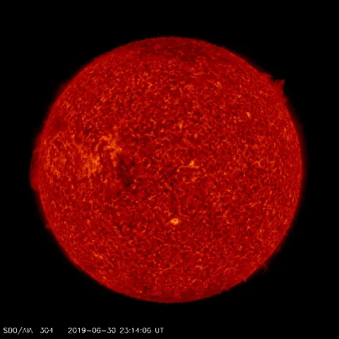 Image of Sun's transition region