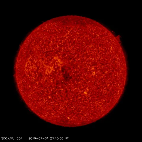 Image of Sun's transition region