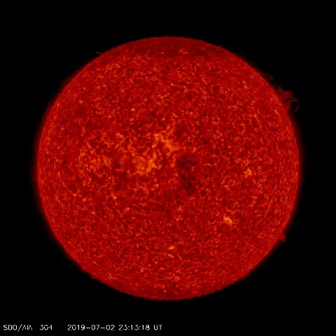 Image of Sun's transition region