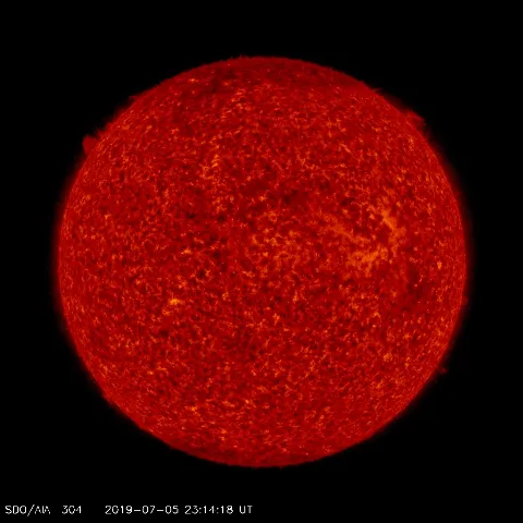 Image of Sun's transition region