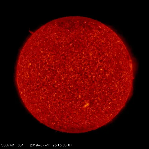 Image of Sun's transition region