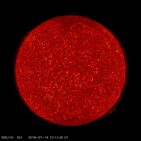 Image of Sun's transition region