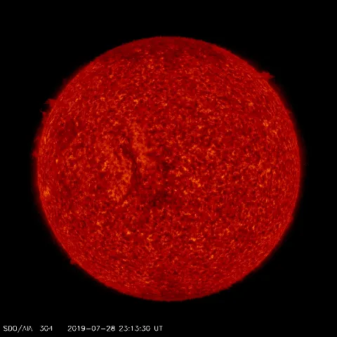 Image of Sun's transition region