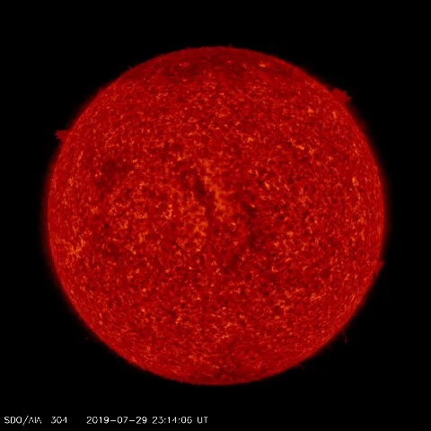 Image of Sun's transition region