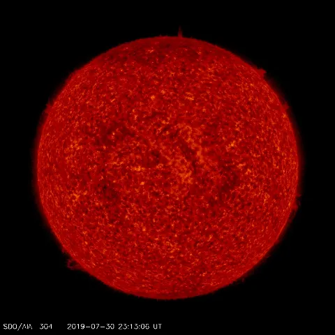 Image of Sun's transition region