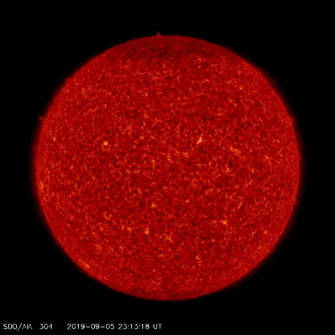 Image of Sun's transition region