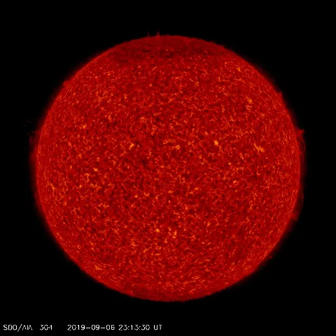 Image of Sun's transition region