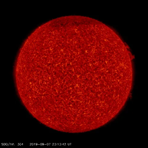 Image of Sun's transition region