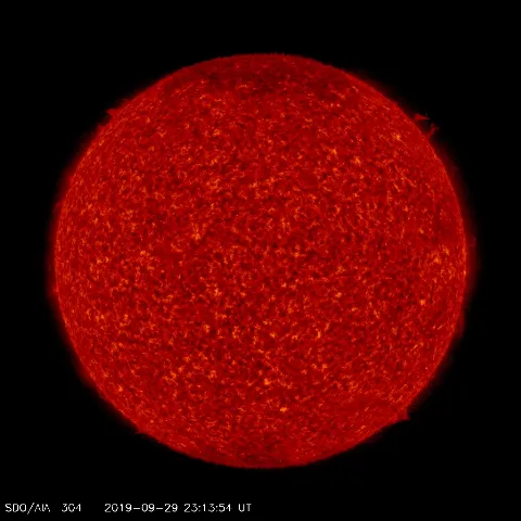 Image of Sun's transition region