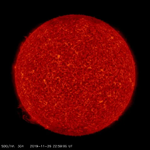 Image of Sun's transition region