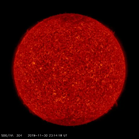 Image of Sun's transition region