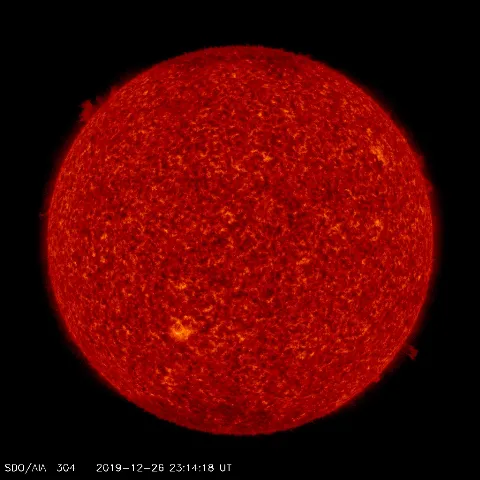 Image of Sun's transition region